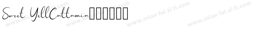 Sweet YellCattaonia字体转换